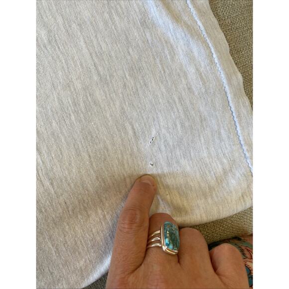 Canadian Mist Gray T-Shirt XL Single Stitch Vintage 80s 90s Wolf Logo Tee - Picture 12 of 13